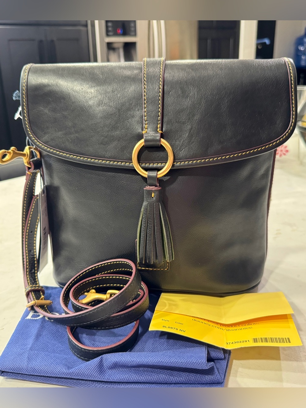 NWT Dooney & Bourke Large Dottie Florentine Bag
